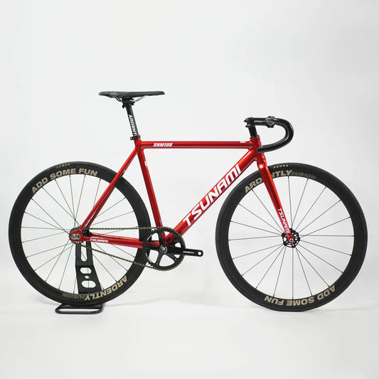 Tsunami SNM100 Fixie vélo à pignon fixe piste vélos de course à vitesse unique 700C cadre en aluminium pièces de cyclisme personnalisables sans frein