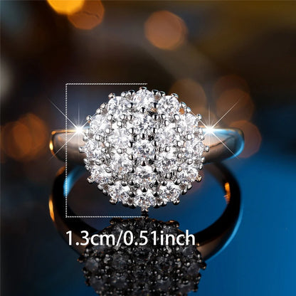 Femme mignon blanc noir Zircon pierre couleur or bijoux de mariage promesse bagues de fiançailles pour les femmes