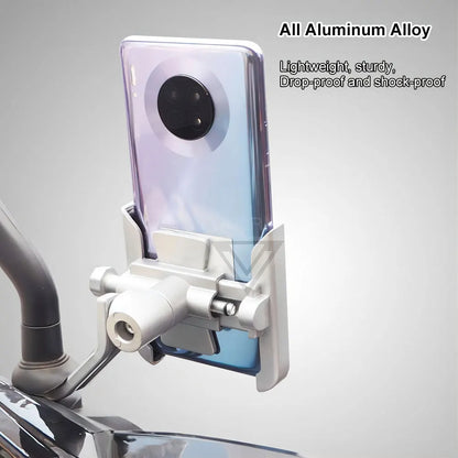 Support de téléphone en aluminium pour moto, support pour KYMCO Downtown 300i 350i 125i 300 350 125 i Xciting 250 300 400 CT250 CT300 CT400 S400