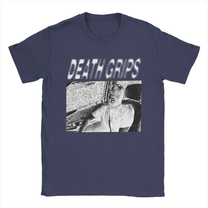 T-shirt Homme Hipster à Poignées de Mort – Coton, Col Rond, Manches Courtes