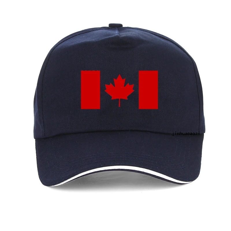 Casquette Baseball en Coton « Érable » – Unisexe, Réglable, Style Canadien