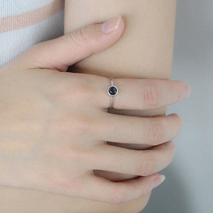 Bague en argent Sterling 925 pour femmes, lignes uniques, bijoux, doigt réglable, ouvert, Vintage, pour fête, cadeau d'anniversaire