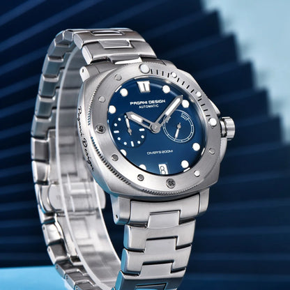 PAGANI Design New Men Automatic Mechanical Watches Diver Watch For Top Brand Luxury 200M Waterproof AR Sapphire Watch for Men