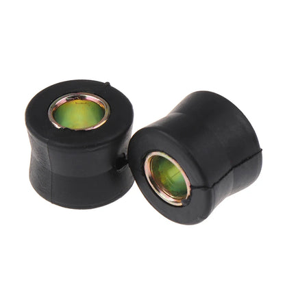 Manchon d'amortisseur arrière universel pour moto, anneau en caoutchouc, bague de partenaires, scooter, 10mm, 12mm, 2 pièces