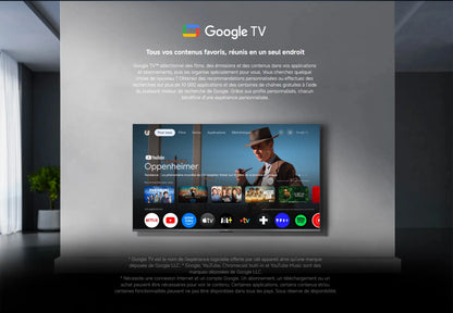 Xiaomi France |  Xiaomi TV A Pro 50 2026, Écran QLED 4K, Son immersif avec Dolby Audio™, DTS:X, DTS Virtual:X, Compatible HDR10+ ,1,07 milliard de couleurs, DCI-P3 94 %