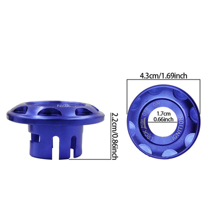 Couvercle de commutateur d'allumage de moto en alliage d'aluminium, couvercle de protection de commutateur à clé, anneau de verrouillage pour Yamaha Fuego JOG ZY100T AVENUE RSZ Vino