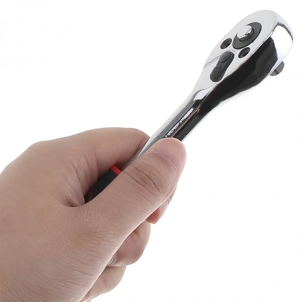 53 pièces/ensemble Kit d'outils de réparation de voiture jeu de douilles d'entraînement outils de réparation de voiture clé dynamométrique à cliquet Combo outil de réparation automobile jeu de douilles d'embout