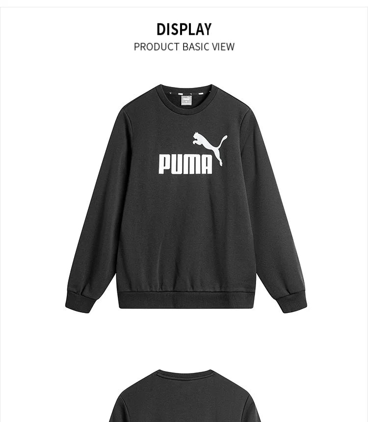 Puma Sweat Unisexe Noir – Confort et Style Décontracté