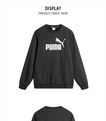 Puma Sweat Unisexe Noir – Confort et Style Décontracté