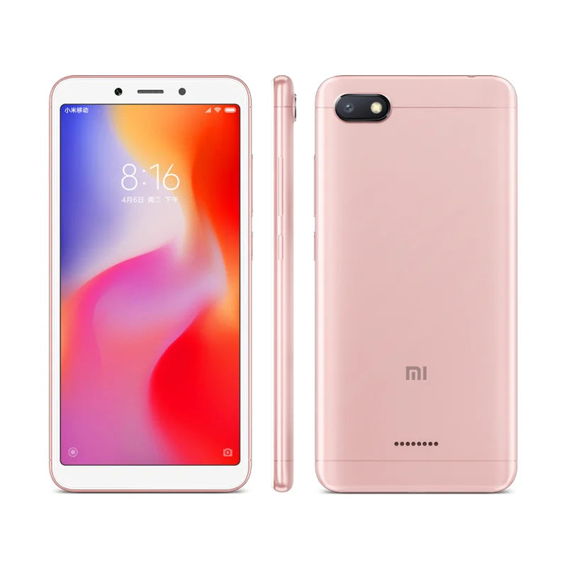 Xiaomi Redmi 6A 3+32 Go – Smartphone Débloqué Global, Écran 6.3’’ HD+, Caméra 13 MP, Double SIM, Batterie 3000 mAh