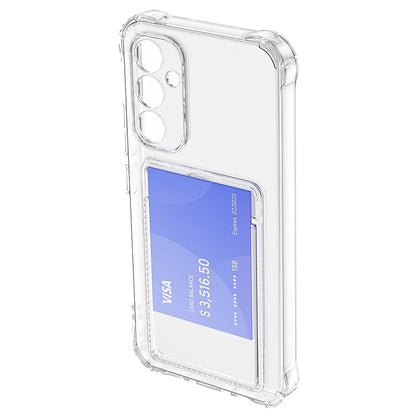 Étui Transparent Toocki avec Porte-Cartes – Coque Souple en PC + TPU pour Smartphone