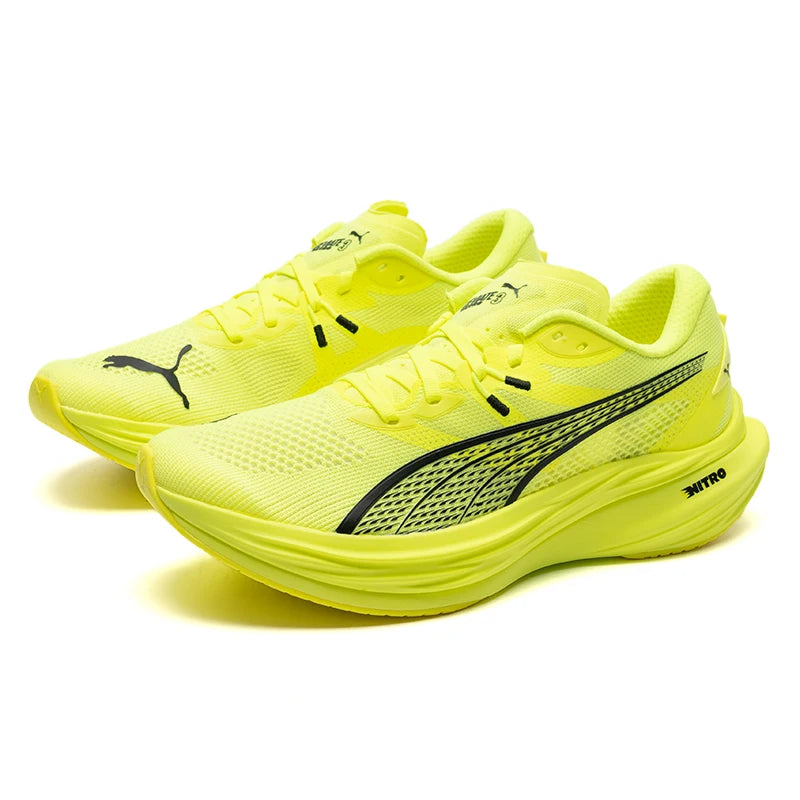 Puma Deviate Nitro 3 – Chaussures de Course Hommes, Amorti et Respirantes
