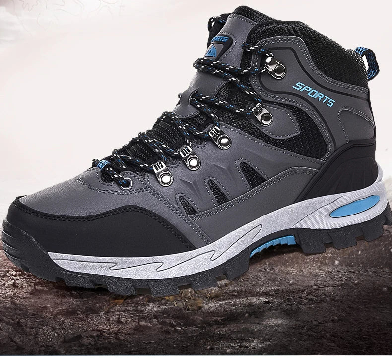 Bottes de randonnée imperméables en plein air pour hommes et femmes, bottes de sport de montagne résistantes à l'usure, chaussures de sport de chasse, printemps et automne