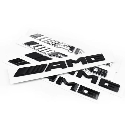 Autocollant de coffre d'emblème de lettre arrière de voiture en métal 3d, pour Mercedes benz AMG C E S GLE CLC classe W204 W203 W205 W124 W221 W213 W212