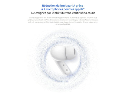 Ecouteurs Xiaomi Bluetooth intra-auriculaires Bud 5