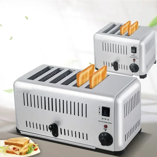 Grille-Pain Électrique 4 Tranches – Puissant & Compact