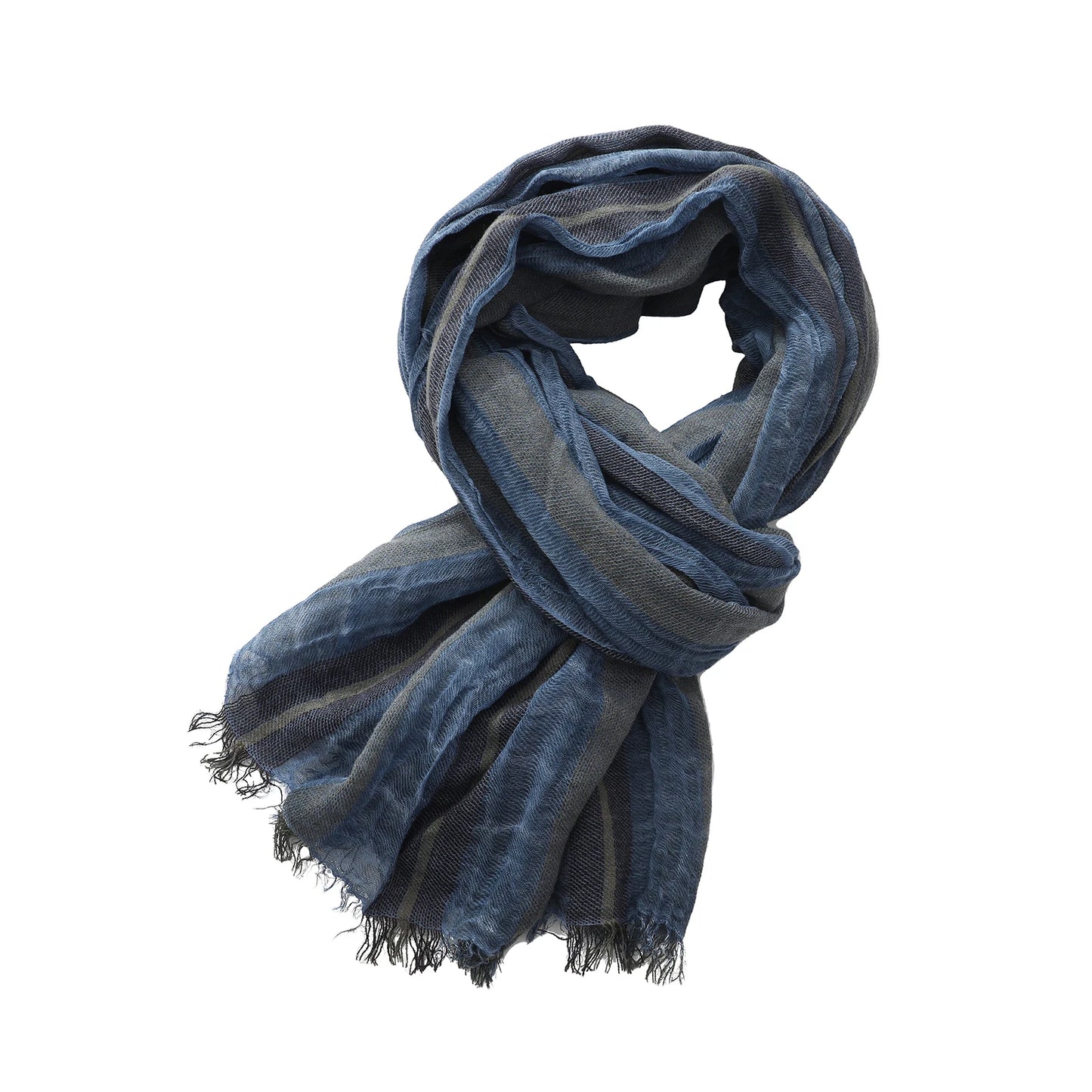 🧣 Écharpe Homme Coton & Lin JJYANJIN – Style Décontracté & Confortable