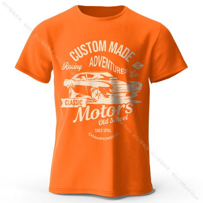 T-shirt homme BOLF – Coton peigné respirant et impression DTF haute précision