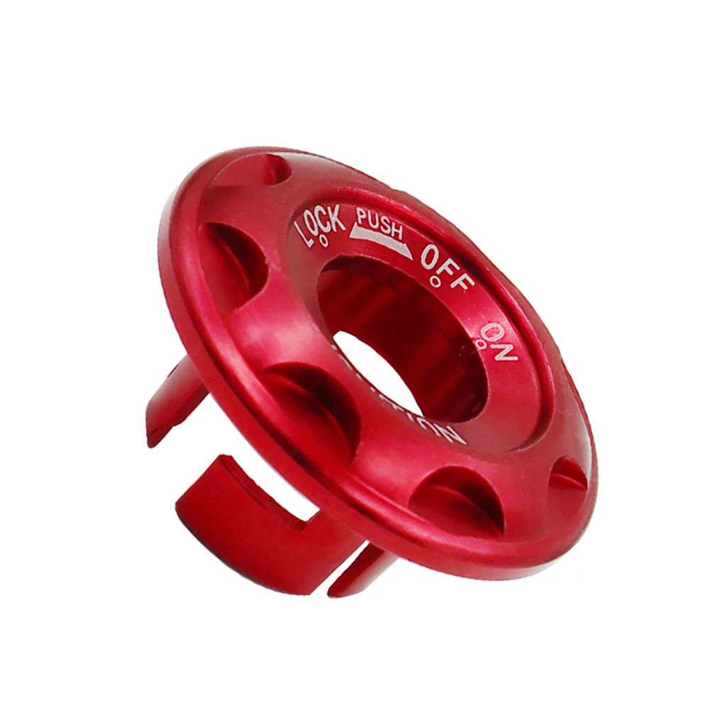 Couvercle de commutateur d'allumage de moto en alliage d'aluminium, couvercle de protection de commutateur à clé, anneau de verrouillage pour Yamaha Fuego JOG ZY100T AVENUE RSZ Vino