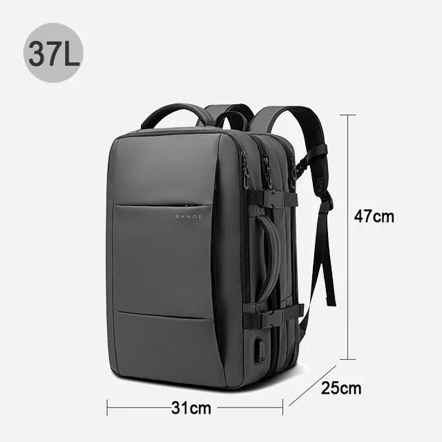 Sac à Dos Homme Bange 20-35L – Oxford, Multi-Poches, Style Commerce