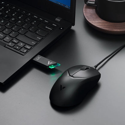 Rapoo VT9PRO – Souris de jeu sans fil légère 68g, 26000 DPI, autonomie 160H