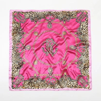 🧣 Foulard Carré Léopard LMLAVEN – Chic, Rock & Multifonction