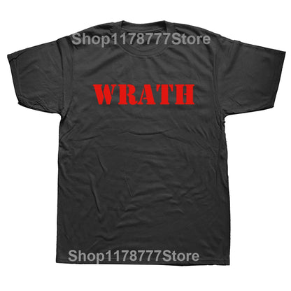 T-shirt WRATH « Sélection Naturelle » – Homme, Coton, Streetwear à Col Rond