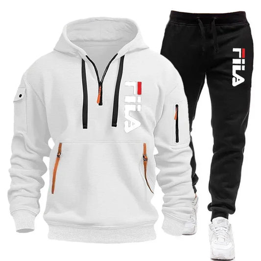 👕 Ensemble Sweat-shirt à Capuche + Pantalon pour Hommes – Automne/Hiver 2025