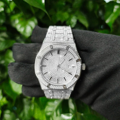 Luxury Diamond Watch – Japanese Seiko NH35 Mechanical Movement – In Stock at ParisPetitPrix.com