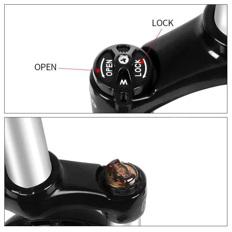 Fourche VTT SUNTOUR XCM – Suspension à ressort huile, verrouillage d’épaule, 100 mm, 26-29’’