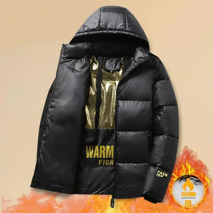Parka d'hiver pour hommes, manteaux de luxe, mode, nouvelle Section, décontracté, épais, en coton, vêtements d'extérieur, coupe-vent, vestes chaudes, 2023