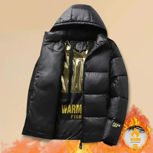 Parka d'hiver pour hommes, manteaux de luxe, mode, nouvelle Section, décontracté, épais, en coton, vêtements d'extérieur, coupe-vent, vestes chaudes, 2023