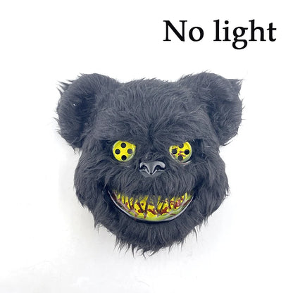 Masque de Lapin Sanglant LED – Halloween, Cosplay et Fête Effrayante