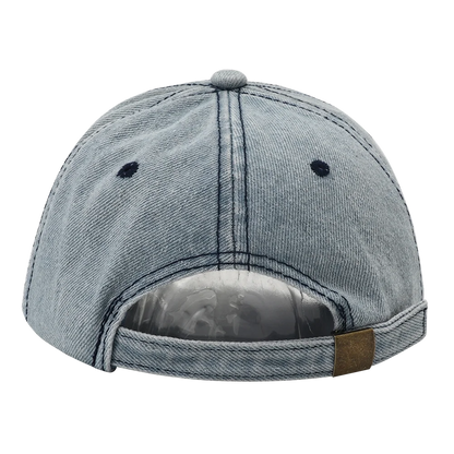 Casquette Baseball Denim Déchirée Unisexe Snapback Hip Hop Streetwear Protection Solaire 2024