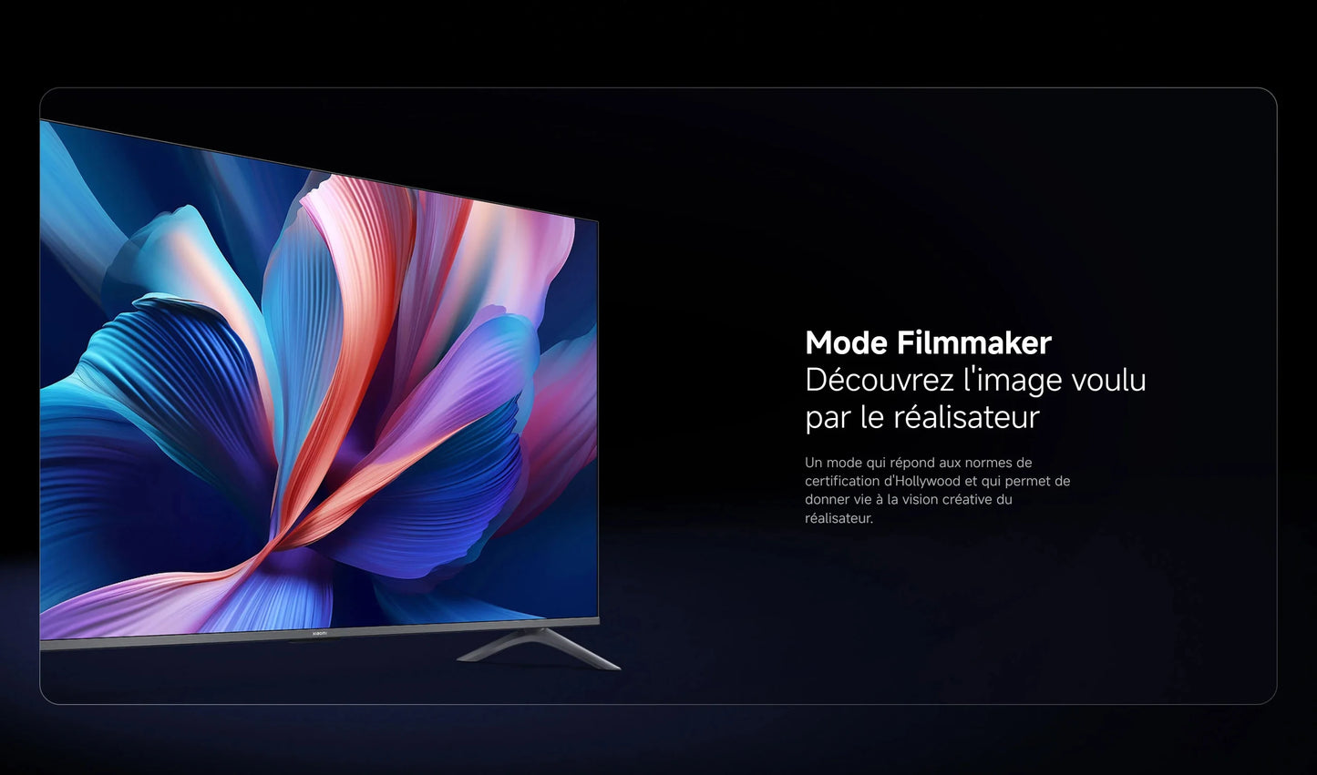 Xiaomi France |  Xiaomi TV A Pro 50 2026, Écran QLED 4K, Son immersif avec Dolby Audio™, DTS:X, DTS Virtual:X, Compatible HDR10+ ,1,07 milliard de couleurs, DCI-P3 94 %