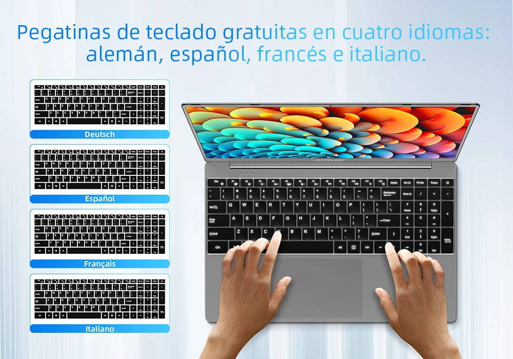 【Nouveau】 Ordinateur portable Teclast F16Pro 15,6" 1920X1080, 12 Go / 16 Go de Ram, 256 Go / 512 Go Rom, clavier rétroéclairé, pour Intel N95, Mini-Hdmi