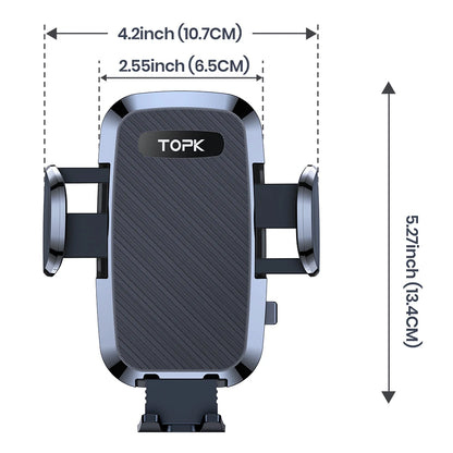 TOPK Universal Car Bracket Gravity Auto Phone Holder