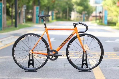 Tsunami SNM100 Fixie vélo à pignon fixe piste vélos de course à vitesse unique 700C cadre en aluminium pièces de cyclisme personnalisables sans frein