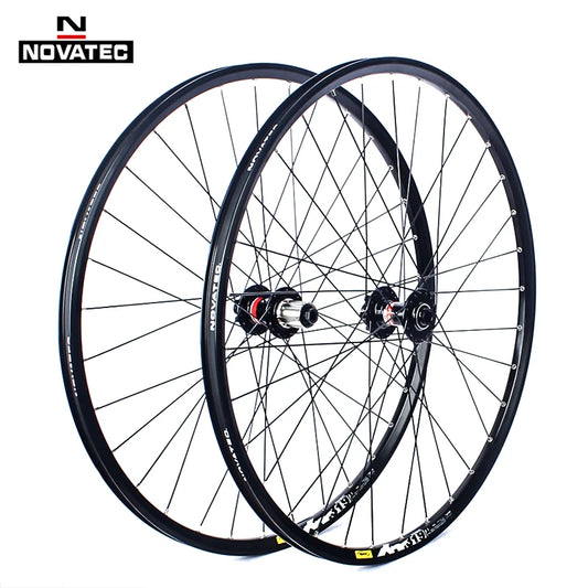 Novatec 26/27.5/29inch Mountain bike wheelset D041/D442 15X100/110 12X142/148 7-11 speed 32H Disc brake Thru MTB Bicycle wheel