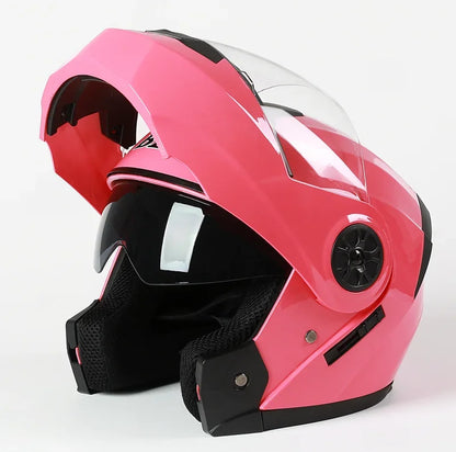 2020 nouveauté hommes moto course professionnelle casque rabattable matériau ABS casques modulaires à double lentille Certification DOT