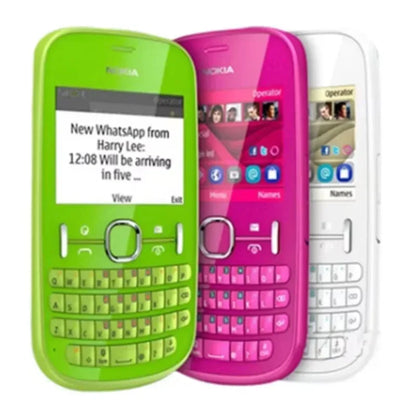 Nokia 201/2010 2G téléphone QWERTY clavier multi-langue longue veille téléphone portable débloqué téléphone utilisé