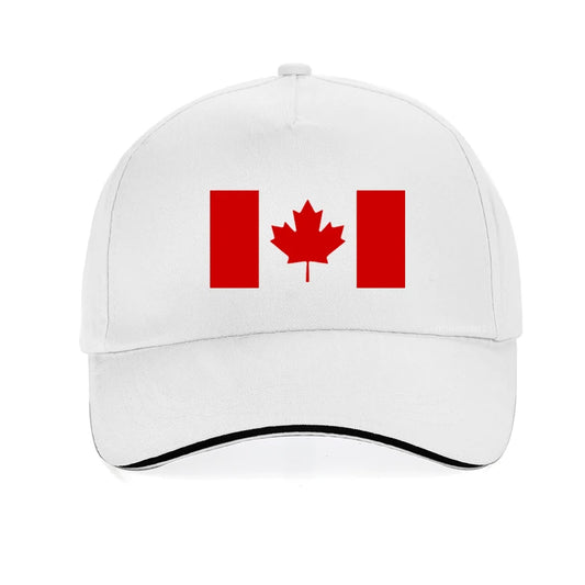 Casquette Baseball en Coton « Érable » – Unisexe, Réglable, Style Canadien