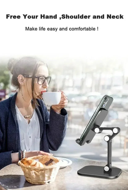 Support de téléphone portable de bureau pour IPhone IPad Xiaomi support de tablette de bureau pliable réglable support de téléphone portable de Table universel