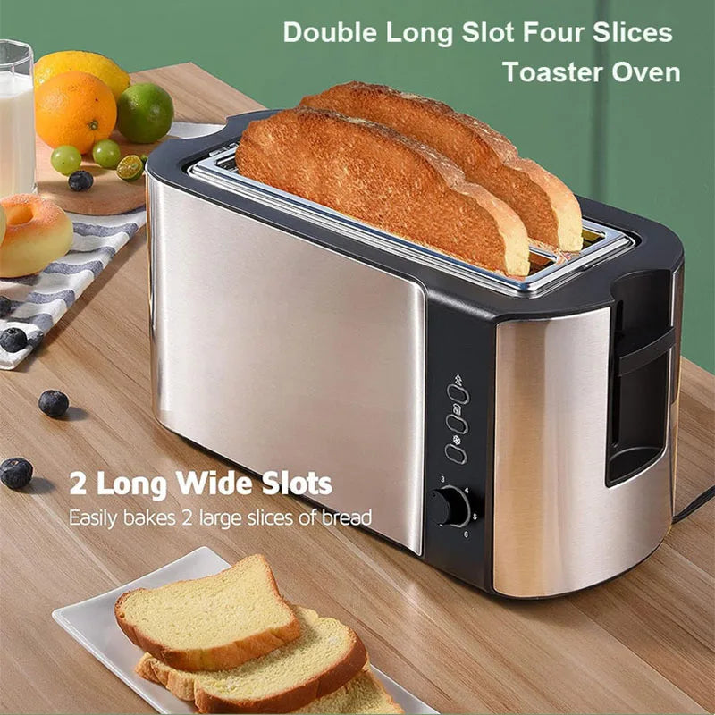 Grille-pain multifonction DMWD 4 tranches – Toaster, Sandwich &amp; Gaufrier