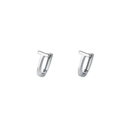 Boucles d'oreilles en argent Sterling 925 en forme de T, charmantes, Style minimaliste, cadeau de fête, bijoux fins pour femmes, nouvelle collection