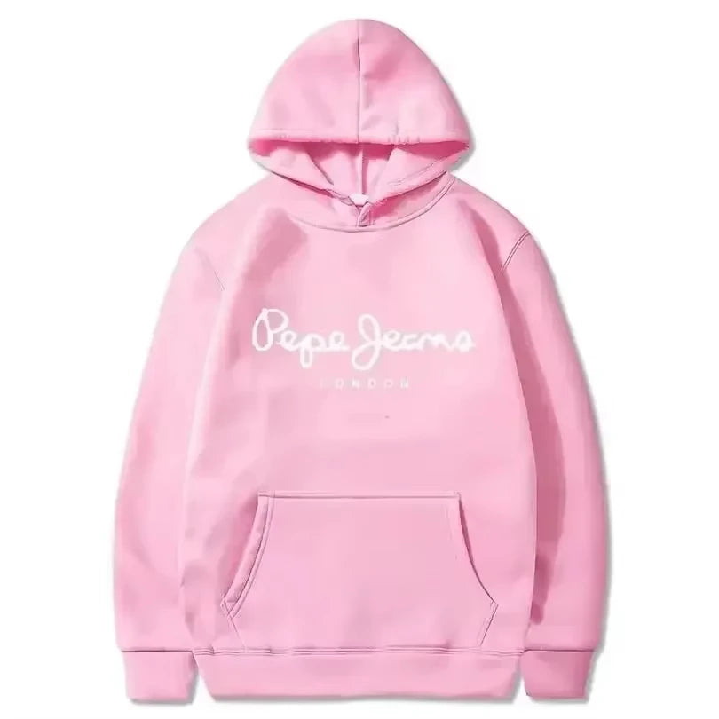 2025 hommes et femmes nouveau printemps épais à capuche sport décontracté couleur unie imprimé à capuche tendances de la mode Alphabet vêtements de sport