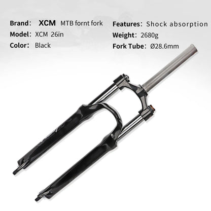 Fourche VTT SUNTOUR XCM – Suspension à ressort huile, verrouillage d’épaule, 100 mm, 26-29’’
