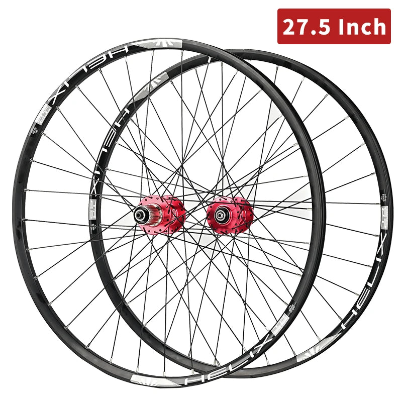Novatseats-Jeu de roues de vélo avec moyeux D042SB, jante SunRingle QR, 32 trous, frein à disque de roue de vélo VTT, chambre à air, 26/27, 5/29 pouces