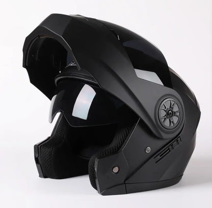 2020 nouveauté hommes moto course professionnelle casque rabattable matériau ABS casques modulaires à double lentille Certification DOT