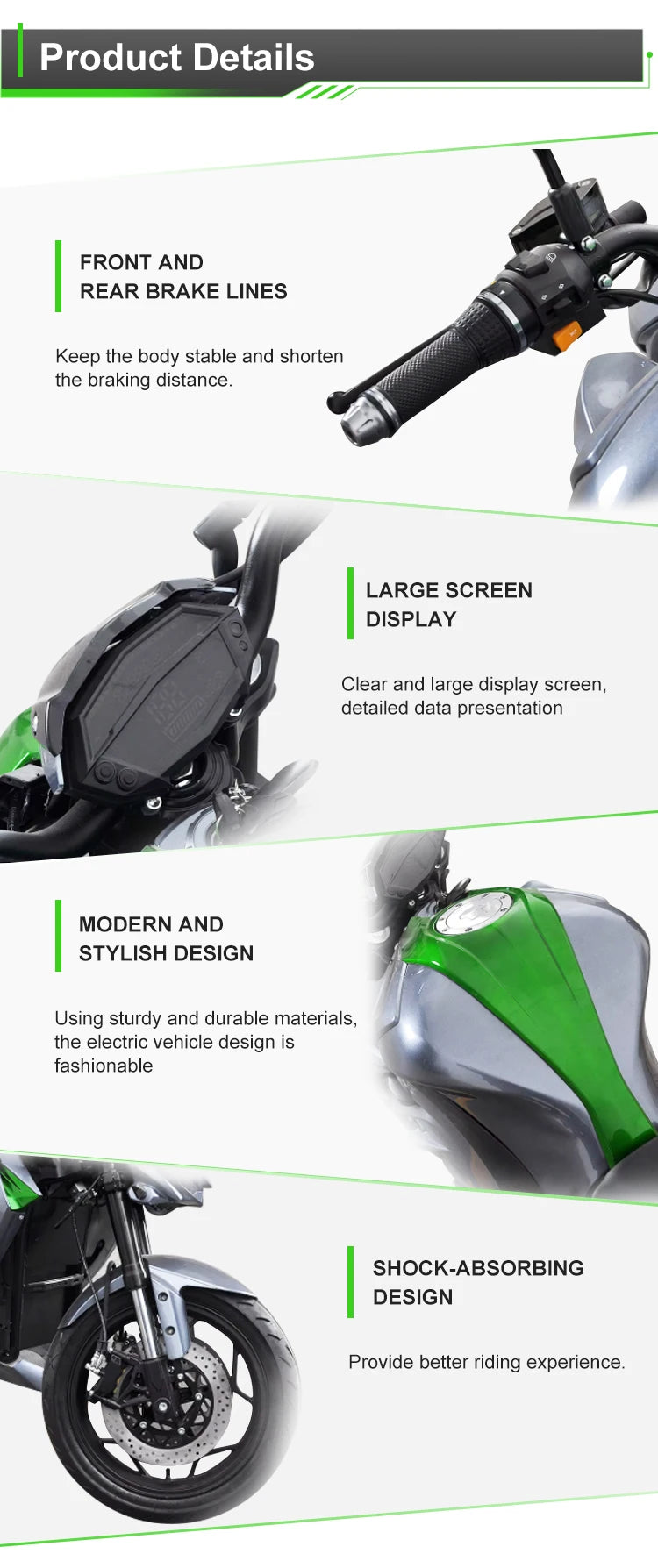 ⚡ Scooter Électrique Adulte Mac EV ADV – 6000W, 72V, Batterie Lithium-Ion